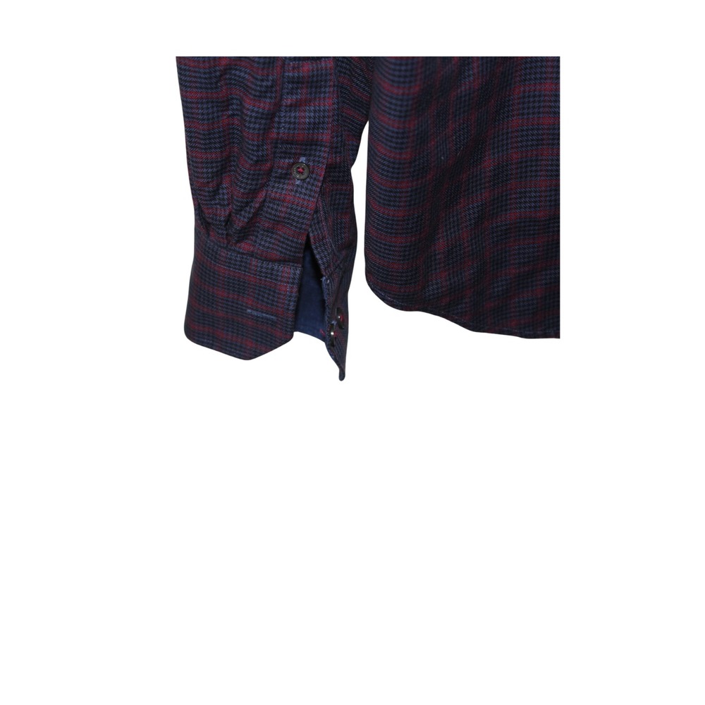 Bugatchi Button Down Flip Cuff Plaid Size Large 1… - image 7